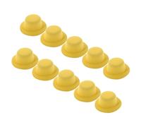 SUPVOX 10pcs Mini Bowler Hats Lightweight Formal Mini Top Hats for DIY Crafts Dolls Pets Holiday Decorations Stylish Small Pet Headwear Accessories