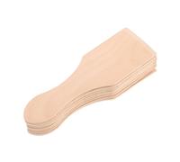 SUPVOX 10pcs Mini Wooden Spatulas for Cooking Simulation Kitchen Set for Pretend S Playhouse Utensils Social Skills and Independence Development