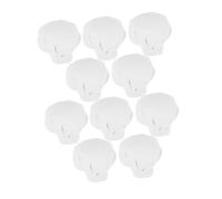 SUPVOX 10pcs Miniature Cloth Chef Hats for Dolls Creative DIY Craft Supplies Tiny Cooking Hats for Dollhouse Decorations and Miniature Displays