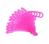 SUPVOX 10pcs Miniature Doll Clothing Hangers for Dolls Racks with Break Resistant Lightweight Design for Display and Storage