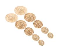 SUPVOX 10pcs Miniature Straw Hats for Dollhouse Crafting Natural Woven Tiny Caps for Tea Party Decorations DIY Doll Accessories Rustic Farmer and Cowboy Style