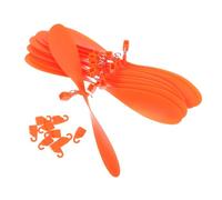 SUPVOX 10pcs Model Aircraft Propeller Blades for Science Education DIY Projects Compatible with Thunderbird Glider Tiger Helicopter High Efficiency Fan Design Optimized Aerodynamics Fit
