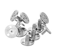 SUPVOX 10pcs Music Box Winding Key Replacement Set Gold-Plated Metal Rotating Disk Base 55x10mm DIY Music Box Parts for Clockwork Repair and Mechanism