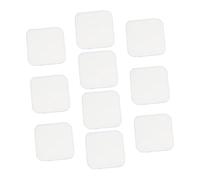 SUPVOX 10pcs Newborn Pure Cotton Drool Towels Soft Breathable Muslin Face Cloths for Boy Girl Gentle Skin Friendly Nursing Handkerchiefs Small Blue