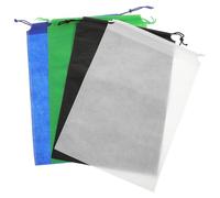 SUPVOX 10pcs Non-Woven Drawstring Shoe Storage Bags 25x35cm Travel Shoe Pouches Dustproof Sneakers Organizer Multifunction Storage Bags for Home and Travel Random Color Random Color