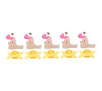 SUPVOX 10pcs Pet Headwear Cartoon Dog and Cat Cosplay Hats Cute Floral and Cats and Breathable Pet Hats for Parties and Photoshoots