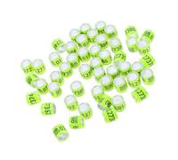 SUPVOX 10pcs Pigeon Anklet Foot Rings Tags for Chicks Doves Parrot Rings Convenient Identification for Racing Pigeon