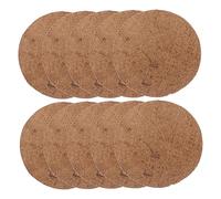 SUPVOX 10Pcs Pigeon Nest Mats Breathable Egg Pads for Birds Durable Palm Material for Pet Resting and Breeding for Pigeon Eggs Nesting