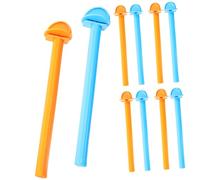 SUPVOX 10pcs Plastic Bird Perch Stand for Parrots and Parakeets Durable Standing Sticks Space Saving Cage Accessories Easy to Install and Suitable for All Seasons