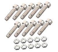 SUPVOX 10pcs Portable Guitar Practice Neck Screw Hexagonal Tuning Tool for Accurate String Tension Essential Accessory for All Guitar Players Stylish Finish