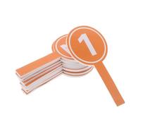 SUPVOX 10PCS Portable Score Paddles with Ergonomic Grip Foam Dry Erase Boards for Classroom Voting Cheerleading Performance Order and Interactive Event Scoring