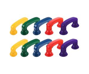 SUPVOX 10pcs Portable Whisper Phones for Kids Pretend Play and Phonics Practice, Interactive Abs Language Development Devices to Improve Pronunciation Accuracy and Support Reading Skills