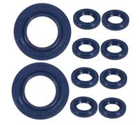 SUPVOX 10Pcs Precision Chainsaw Oil Seals for Electric Chainsaws Compatible with Stihl Heat Resistant Sealing and Repair