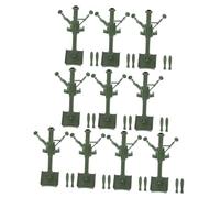 SUPVOX 10Pcs Realistic Mine Thrower Model Engaging Army for Enhances Creativity and Patience for Display Pretend Play Educational Skill Development