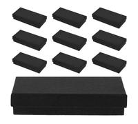 SUPVOX 10pcs Rectangular Watch Box Organizer Durable Watch Storage Case with Lid Elegant Display Holder for Travel and Home Use Special Occasions