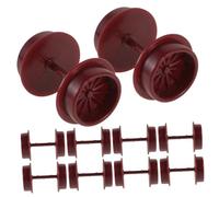 SUPVOX 10pcs Replacement Toy Train Wheels Plastic Wheels for Diy Train Models Expand Creativity and Repair Miniatures Suitable for Boys and Girls Crafts and Play