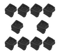 SUPVOX 10pcs Reptile Feeding Dish Reptile Water and Food Bowls Mini Cricket Food Bowl for Tarantulas and Spiders, Black Plastic Resin, 2.2x1.8 Inch, Terrarium