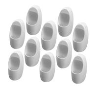SUPVOX 10pcs Scale Model Urinal Mini Bathroom Fixture Public Restroom Model Handmade Micro Dollhouse Bathroom Furniture for Architectural Projects