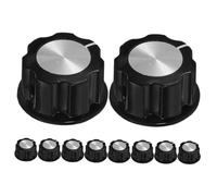 SUPVOX 10pcs Screw Type Volume Control Knob for Guitar Bass Audio Potentiometer Knob Bakelite Material Guitar Tone Control