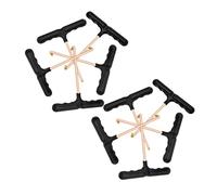 SUPVOX 10Pcs Shoelace Pullers for Roller Skates Plastic and Iron Tighteners with Ergonomic Handle Finger Grooves for Pulling and Long-term Use