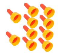 SUPVOX 10pcs Silicone Lamb Feeding Nipples Small Animal Milk Teats for Young Livestock Piglet Calf Nursing Farm Use Easy to Clean Livestock Accessory