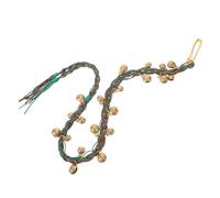 SUPVOX 10pcs Small Effect Cymbal Jingle Bells Set for Drum Practice with Crash and Ride Percussion Bells, 30" Length Effect Cymbals for Jazz, Festival Music Performances