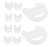 SUPVOX 10pcs Small Pet Cage Accessories Plastic Buckles for Rabbit Hamster Chinchilla Cages Sturdy Locking Clips Easy Installation Fence Clamps for Secure Pet Enclosures