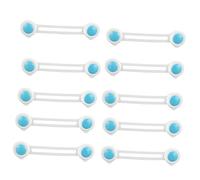 SUPVOX 10pcs Smiling Face Safety Locks for Boy Girl Safety Locks Cabinet for Boys and Girls for Kitchen Cupboards and Fridge Doors