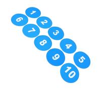 SUPVOX 10pcs Soccer Markers Flat Non-slip Floor Dots for Football Basketball Training Agility Drills Teamwork Strategy Youth and Adult Sports Practice