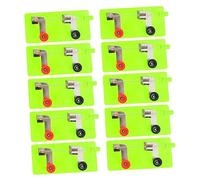 SUPVOX 10pcs Spst Single Throw Switches for School Science Projects Heavy Duty Connections for Teaching Learning Electrical Circuits Lightweight Portable Experimenting Equipment