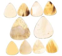 SUPVOX 10pcs Thin Guitar Picks Jazz Picks for Electric Ukulele Acoustic Bass Guitar Random Color