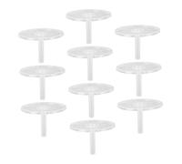 SUPVOX 10PCS Transparent CD Dvd Storage Rack with Rounded Edges Scratch Resistant Lid Plastic Disc Holder Organizer for Media Collections Safe Handling and Versatile Compatibility