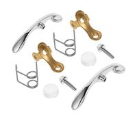 SUPVOX 10pcs Trumpet Valve Repair Kit with Metal Screws and Springs, Precision Design for Enhanced Playing Experience, Silver Water Key Replacement Accessories for Brass Instruments