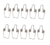 SUPVOX 10pcs Trumpet Watergate Key Spring Replacements Rustless Material Easy Install for Silver Snarling Trumpet