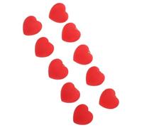 SUPVOX 10pcs Valentine's Day Heart Brooch Small Metal Brooch for Women Romantic Decorations Valentines Day Accessories Pin