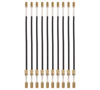 SUPVOX 10pcs Violin Tailpiece Tailgut Cable Rope Tail Cord Wire For 4/4 3/4 Violin Instrument Replacement Accessories Kit Endpin Hardware