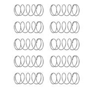 SUPVOX 10pcs Water Bowl Compression Spring Stainless Steel Waterer Spring for Poultry Livestock Farm Silver 0.5mm Wire Diameter 9.5mm Od