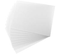 SUPVOX 10pcs White Foam Boards 20x30cm A4 Size Thick Foam Core Poster Boards for Crafting and School Projects, Friendly Decoration Display Sheets