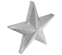 SUPVOX 10pcs Wrought Iron Five-pointed Star DIY 3d Stamping Mold Set for Home Décor Crafting and Wall Sculpture Art