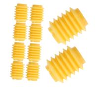 SUPVOX 10pcs Yellow Dog Toy Squeakers Replacement Diy Noise Maker Insert Accessories for Pet and Baby Toys, Fun Bird Call Whistle Bubble Sound Parts
