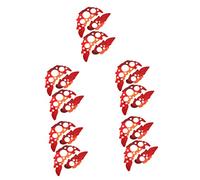 SUPVOX 10sets Acoustic Guitar Pickguard Scratch Plate Grape Leaf Design Stylish Protective Accessory Set for Guitar