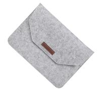 SUPVOX 11.6 Inch Felt Laptop Bag and Laptop Pouch Light Grey Protective Storage Bag for Notebook Use and Portable Carry Anywhere