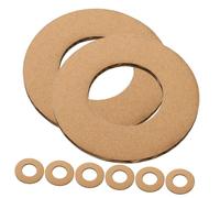 SUPVOX 11pcs DIY Wreath Rings Paper Cardboard Frames for Crafts Round Backdrop Stand Thick Solid Structure Outer for Floral Arrangements and Rustic Decorations