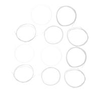 SUPVOX 11pcs Silver-plated Nylon Oud Strings Set Warm Sound Alloy Coated for Beginners to Professionals Turkish Oud Accessories