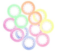 SUPVOX 12 Rolls Colorful DIY Tape 1.2cm X 18m Each, Decorative Scrapbook Craft Sticker Tape for School, Album, Hand Account, and Art Projects