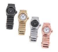 SUPVOX 12 Scale Metal House Accessory, Tiny Dollhouse Watch Models for DIY Miniature Scene Decoration