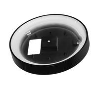 SUPVOX 12" Wall Clock Plastic Back Cover Replacement Black Narrow Edge Clock Frame Panel for DIY Repair Quartz Mechanism for Home Use