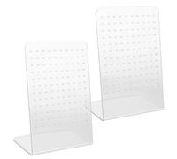 SUPVOX 120-Hole Acrylic Earrings Display Holder, 2pcs Set for Ear Studs and Hoops, for Retail Environments and Personal Collections