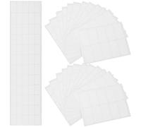 SUPVOX 120pcs No Iron Fabric Labels for Clothes Washable Self-Adhesive Laundry Marker Stickers Garment Accessories Writable Clothing Name Tags 30x15mm for School Uniforms and Home Use