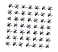 SUPVOX 120pcs Realistic Fake Blowfly for Halloween April Fools Day Pranks Small Plastic Insect Props for Party Decorations and Social Media Fun